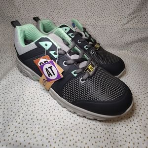 Nautilus Women's Zephyr Safety Toe Athletic Safety Shoes N1355 Gray/Mint Sz 11W